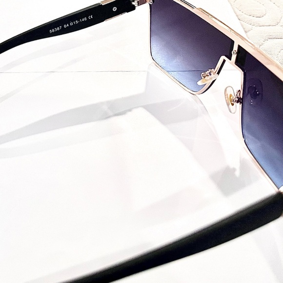 Gradient Blue Maybach Sunglasses(only one available at this price made in Italy) - Picture 6 of 6